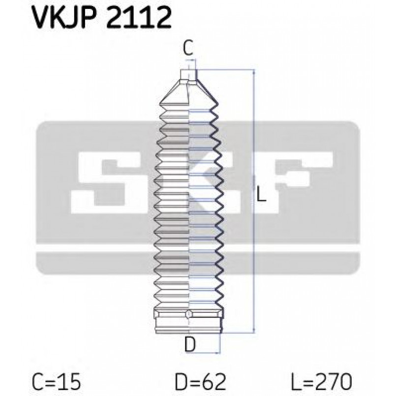 VKJP 2112 SKF - Пильовик привідного валу